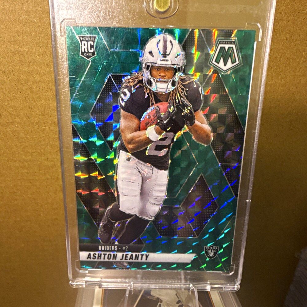 Panini 2025 Mosaic Ashton Jeanty Rookie Las Vegas Raiders #345 NFL